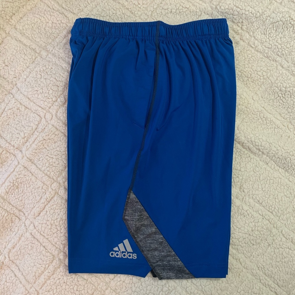 men’s adidas royal blue athletic shorts